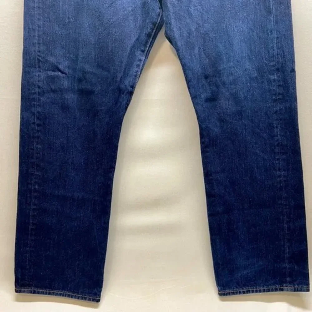 Levi's 501 Jeans Men's (36x30 Tag) Blue Straight Reg Button Fly Jean (35x29 Fit)